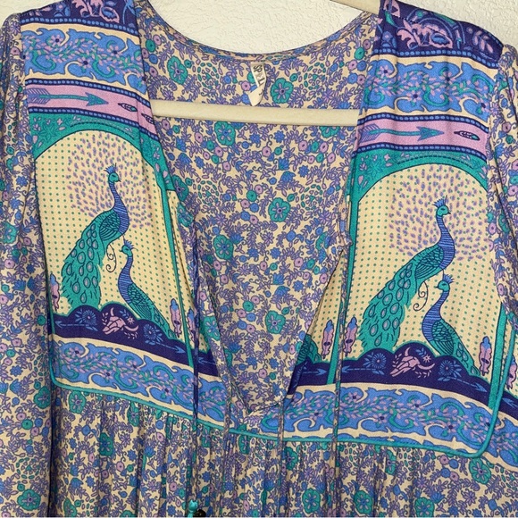 Vintage Spell & The Gypsy Xanadu Boho Gown Dress Size XL RARE HTF Dress - Picture 3 of 14